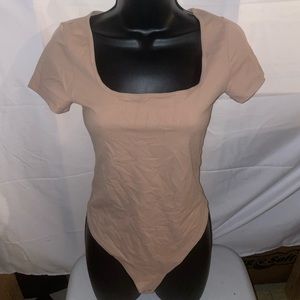 Abercrombie square neck soft AF body suit size S